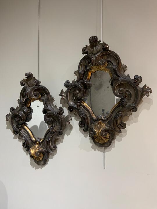 Pair of italian mirrors 18th c 