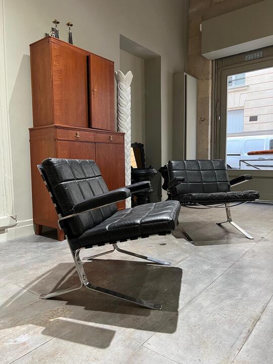 Pair of joker armchairs Olivier Mourgue circa 1959
