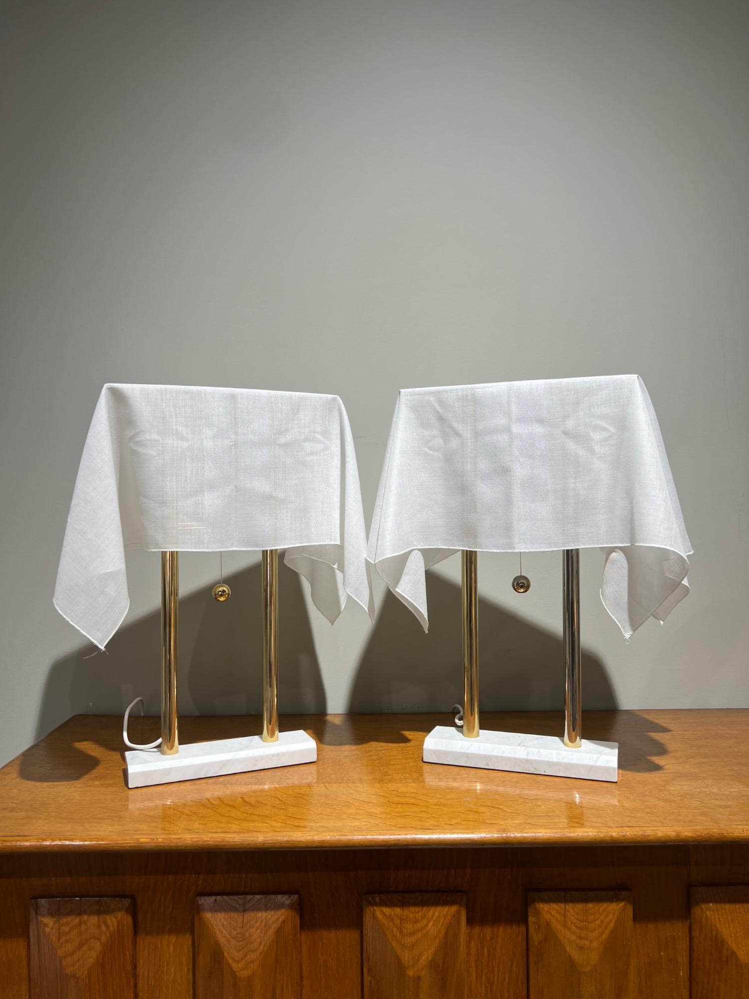 Pair of lamps Kazuhide Takahama circa 1986 prod Sirrah 