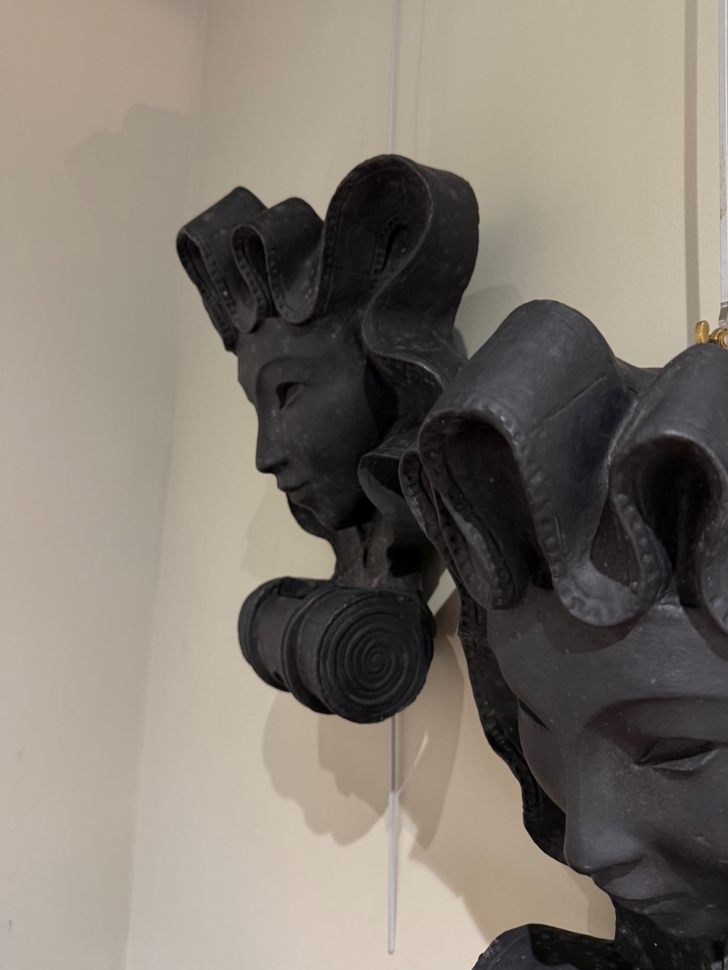 Pair of plaster sconces circa 1940