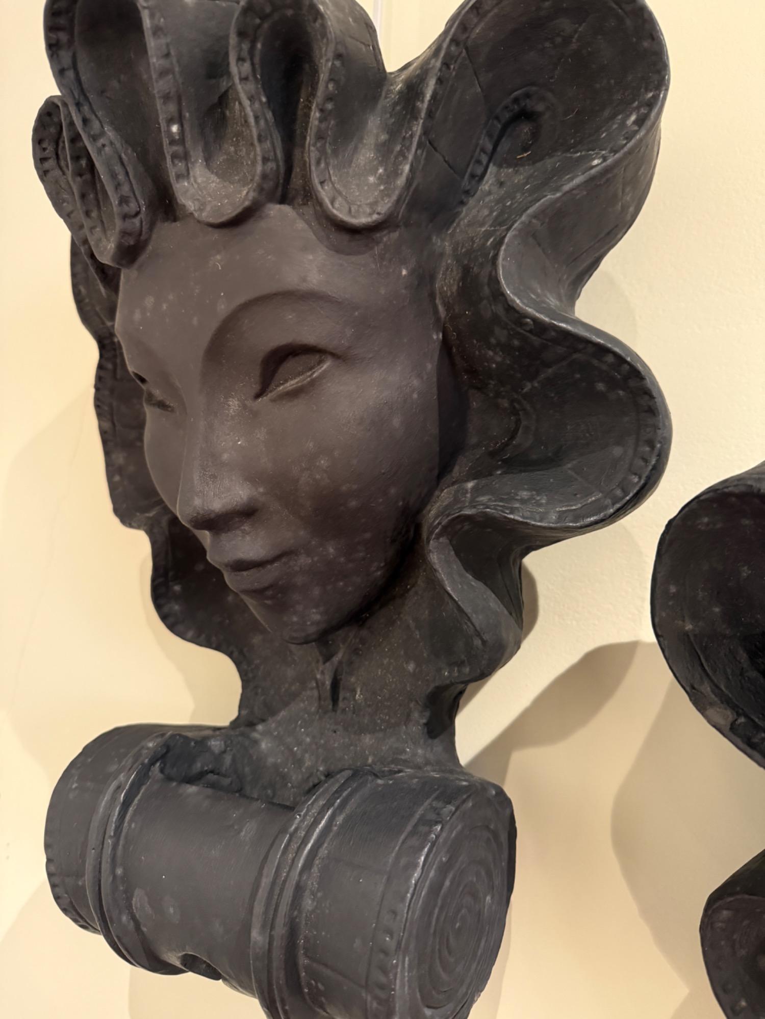 Pair of plaster sconces circa 1940