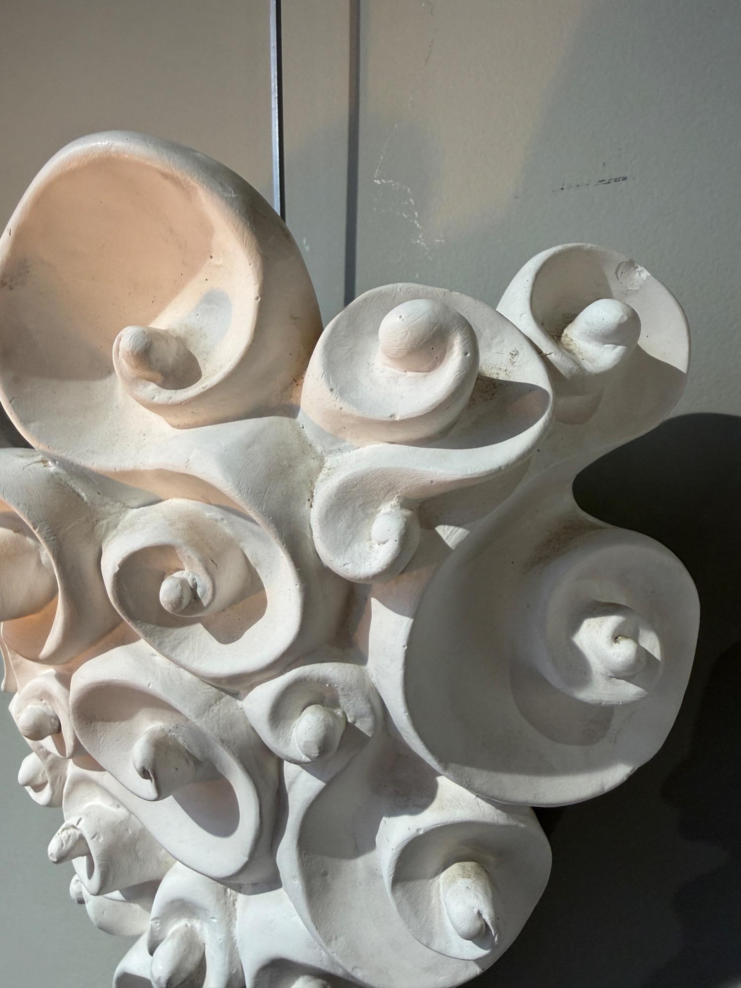 Pair of plaster sconces JBoggio circa 1980