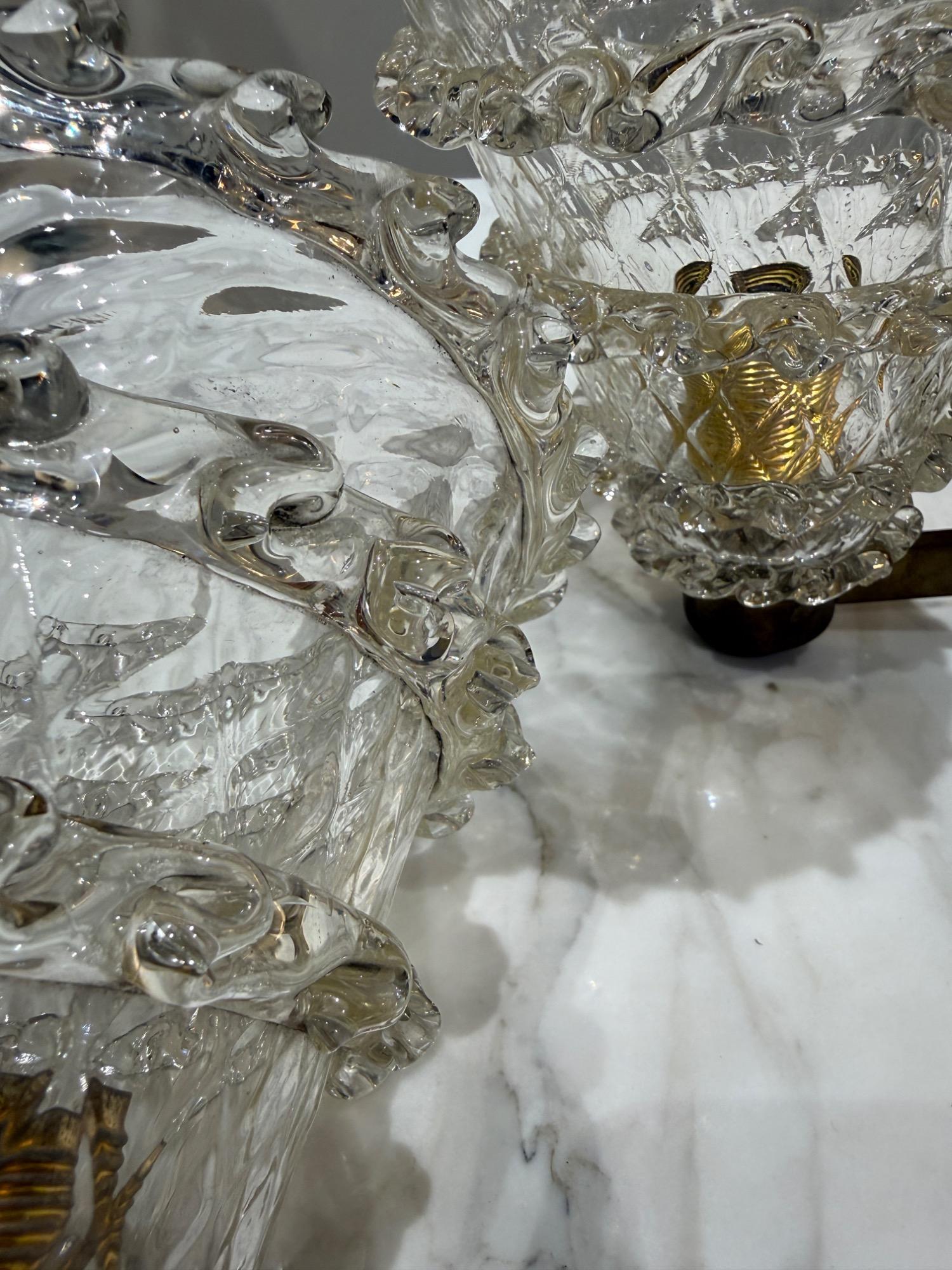 Pair of sconces italy circa 1950