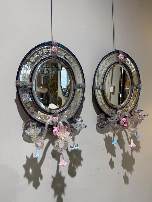Pair of sconces Venice 19th c 