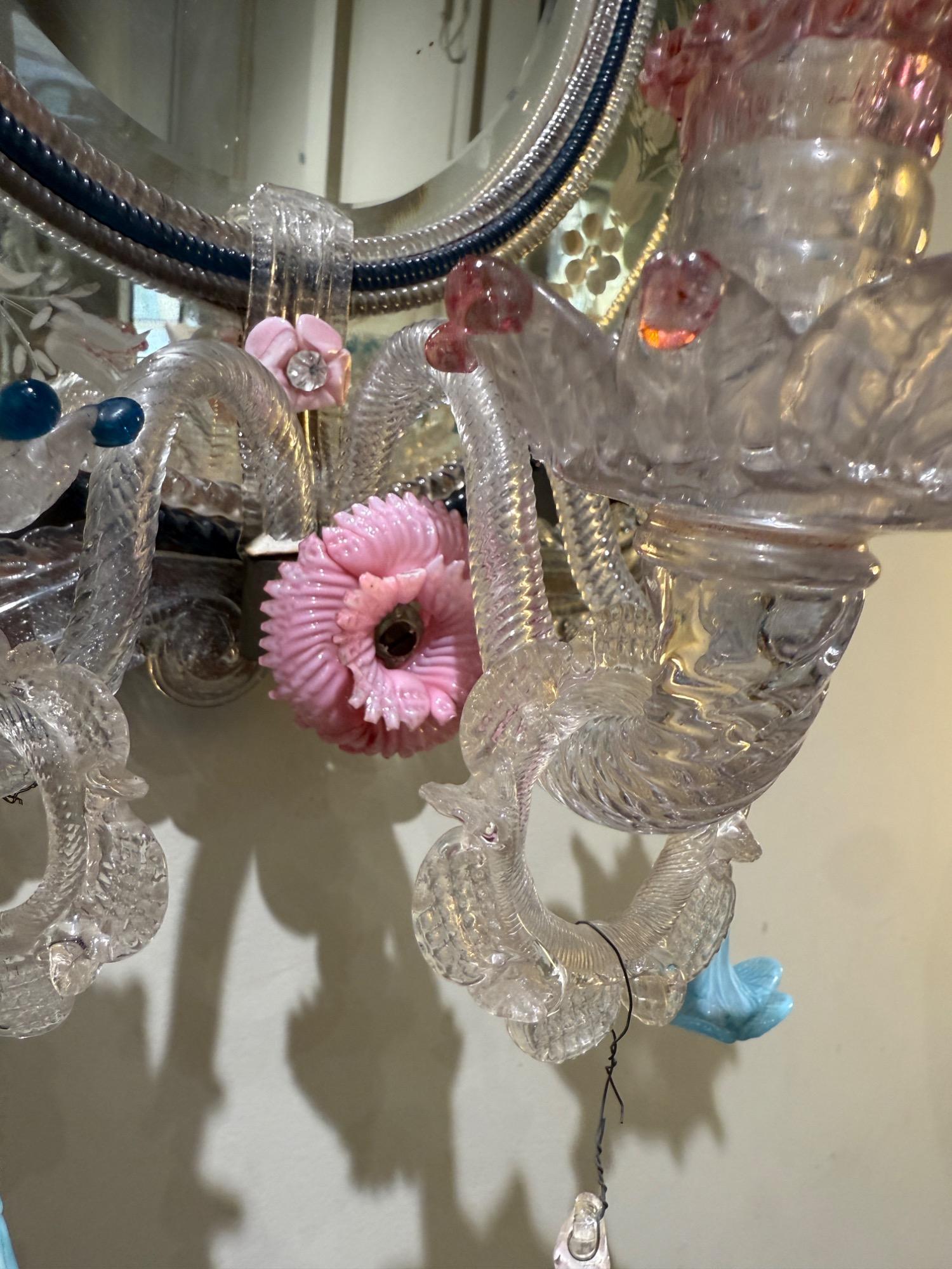 Pair of sconces Venice 19th c 