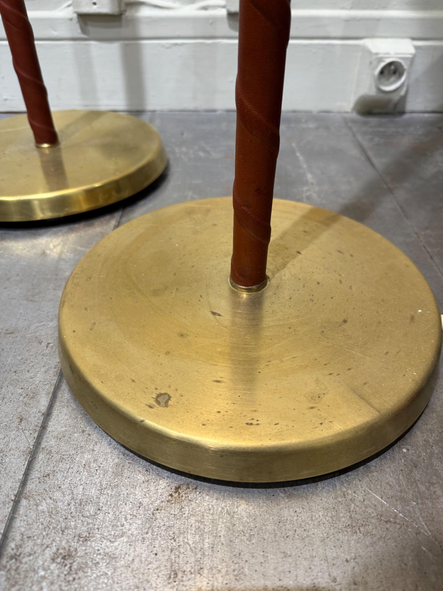 Pair of swedish floor lamps corca 1940 Asea 