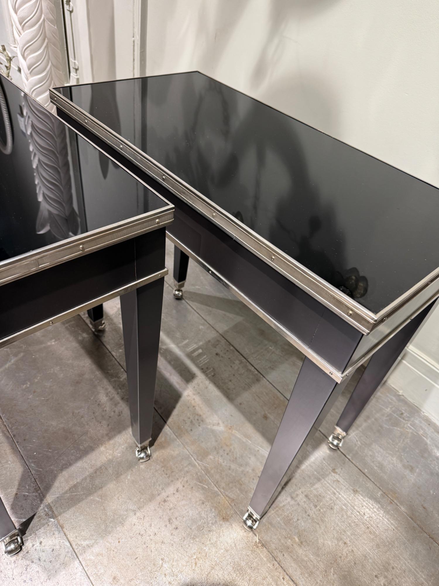 Pair of tables circa 1980