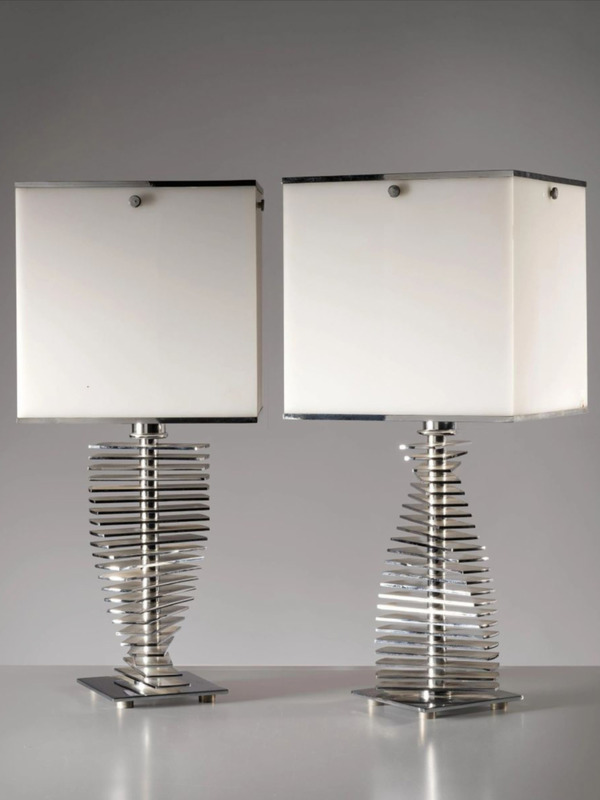 Pair of 1970 lamps italy 
