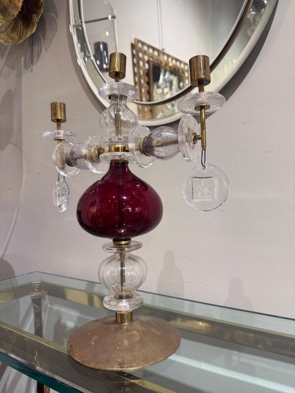 Rare candelholder Eric Hoglund Sweden 1970 