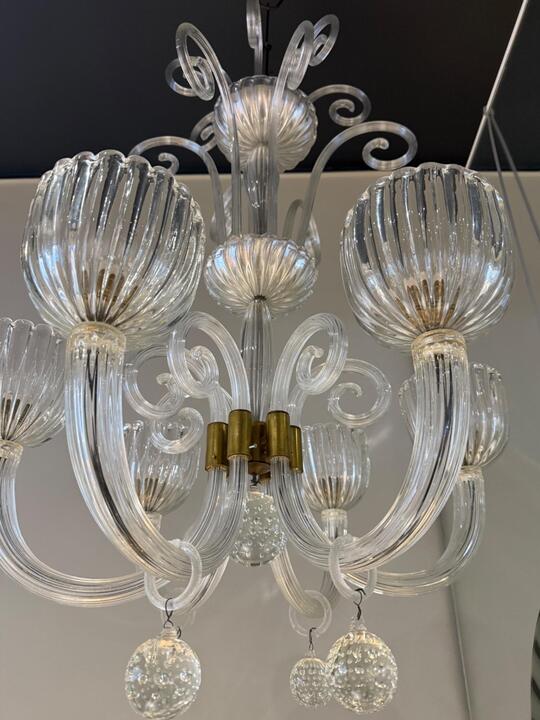 Seguso chandelier circa 1940