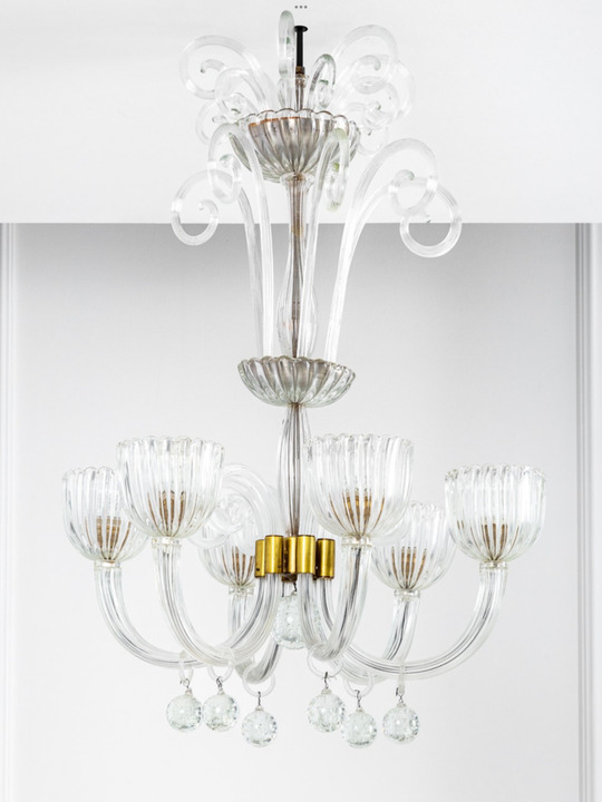 Seguso chandelier corca 1940