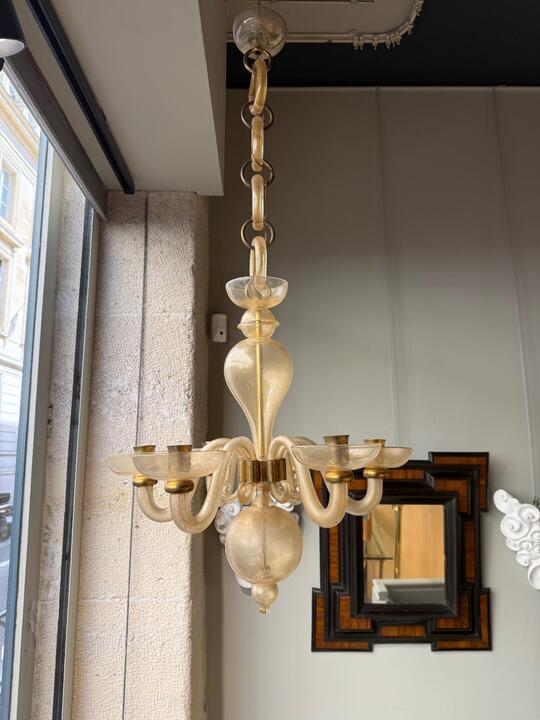 Seguso chandelier Murano 1940