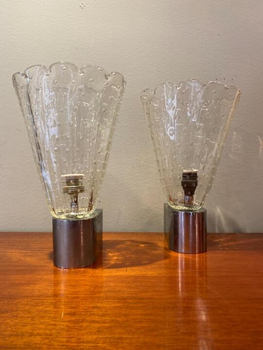 Seguso pair of 1950 sconces 